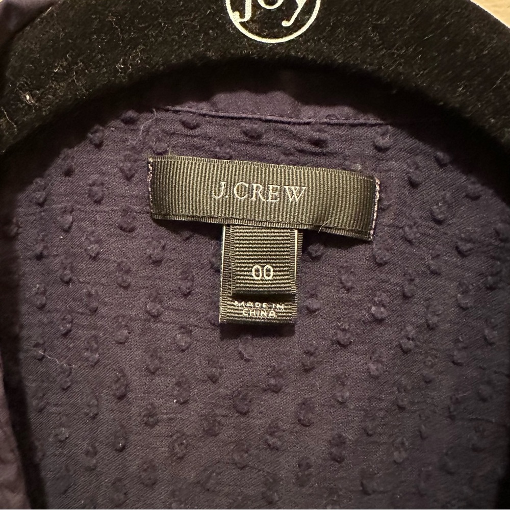 Jcrew - Pleated Shirt - Navy Blue - 00 - Picture 3 of 4
